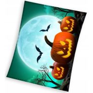 Halloween Moon coral fleece blanket 150x200cm