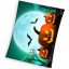 Halloween Moon coral fleece blanket 150x200cm