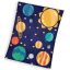 Space Kosmos coral fleece blanket 130x160cm