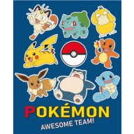 Pokémon Awesome Team coral fleece blanket 130x160cm
