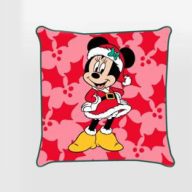   Disney Minnie  Holly Christmas decorative pillow cover 40x40 cm Velvet