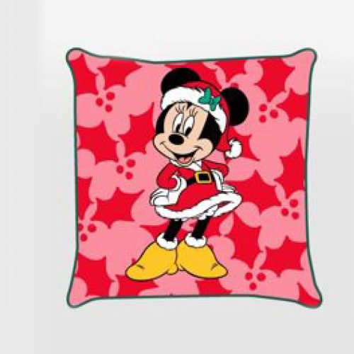 Disney Minnie  Holly Christmas decorative pillow cover 40x40 cm Velvet