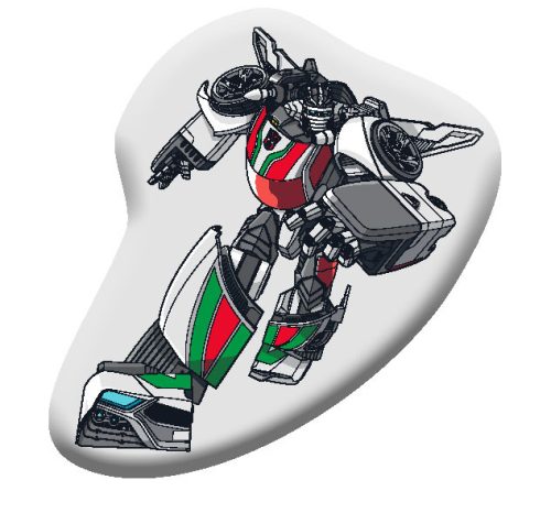 Transformers Autobot decorative pillow 41x34 cm Velvet