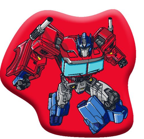 Transformers Red Autobot decorative pillow 39x42 cm Velour