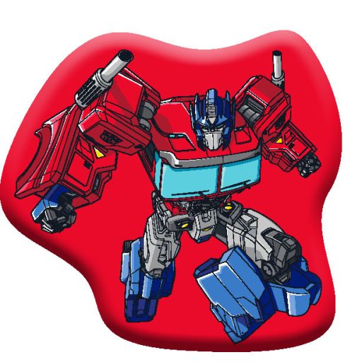 Transformers Red Autobot decorative pillow 39x42 cm Velour
