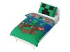 Minecraft Creeper Explode bedding cover 140×200cm, 80×80 cm