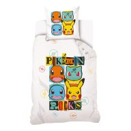 Pokémon Rocks bedding set 140x200cm, 70x90 cm