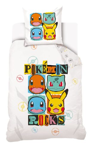 Pokémon Rocks Bed linen 140×200 cm, 70×90 cm