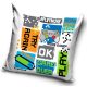 Gamer pillow, decorative cushion 40*40 cm