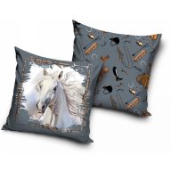 Horses decorative pillow 40x40 cm