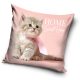 The Cat Pink Pillow, Cushion 40x40 cm