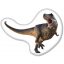Dinosaur shaped pillow, decorative pillow 37*28 cm