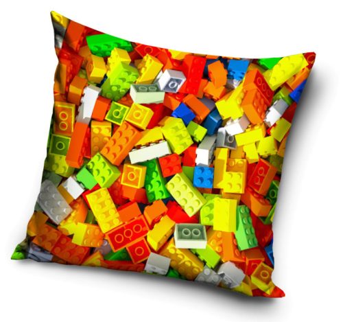 Lego patterned Bricks pillowcase 40x40 cm Velour