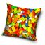 Bricks Bricks Lego patterned cushion cover 40x40 cm Velour