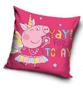 Peppa Pig Yay Pillow, Cushion 40x40 cm