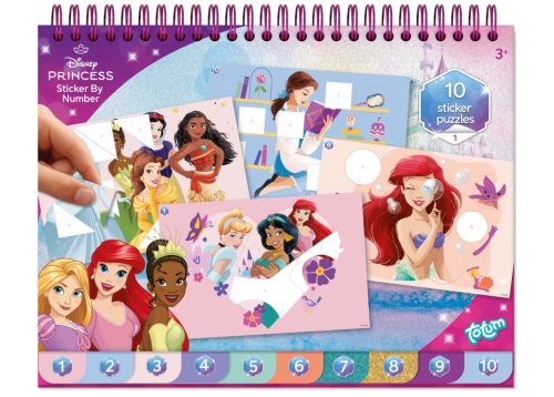 Disney Princess Sprinkle Party Story puzzle sticker and coloring set