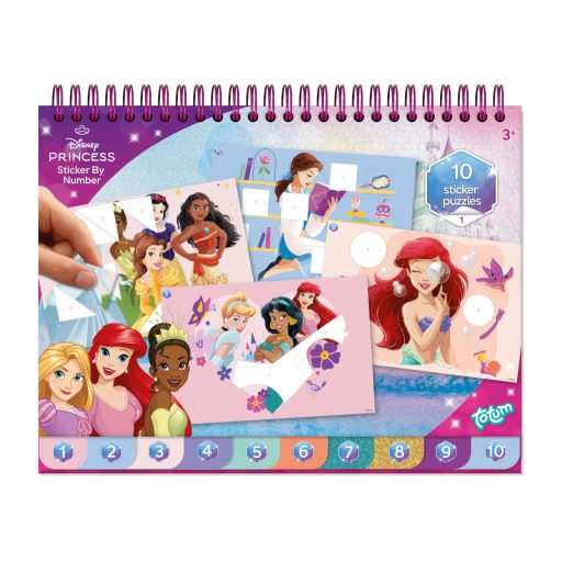 Disney Princess Sprinkle Party Story puzzle sticker and coloring set