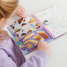 Disney Princess Sprinkle Party Story puzzle sticker and coloring set