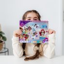 Disney Princess Sprinkle Party Story puzzle sticker and coloring set