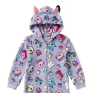 Gabby's Dollhouse Cat Purple children's long pajamas, onesie 3 - 8 years / 98 - 128 cm