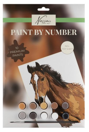 Horses Nassau paint by numbers kit