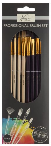 Colour Nassau  Professional Brush Set 10 pcs