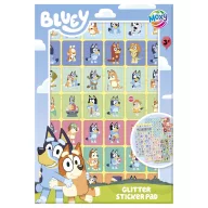 Bluey Friends glitter sticker album with 8 pages