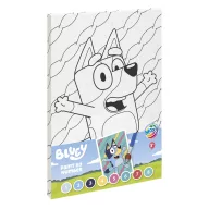 Bluey Happy number painting set