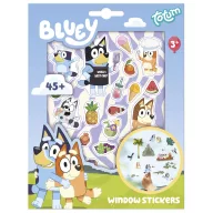 Bluey Summer window sticker set