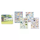 Bluey Summer window sticker set