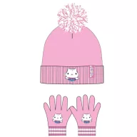   Gabby's Dollhouse Pandy children's hat and glove set