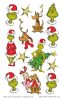 The Grinch Dr Seuss tattoo set, 13 pieces