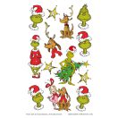 The Grinch Dr Seuss tattoo set, 13 pieces