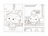 Gabby's Dollhouse Sprinkle Party coloring and sticker set