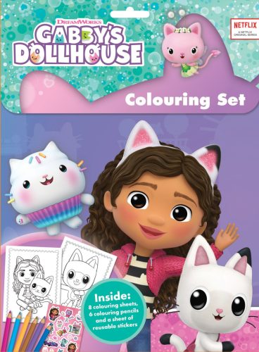Gabby's Dollhouse Cats coloring kit
