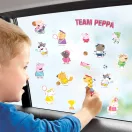 Peppa Pig Awesome Friends window sticker set