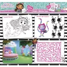 Gabby's Dollhouse Cats Super sticker set with game
