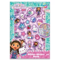 Gabby's Dollhouse Cats glitter sticker album 8 sheets
