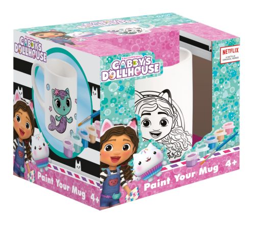 Gabby's Dollhouse Cats paintable porcelain mug 235 ml in Gift Box