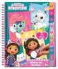 Gabby's Dollhouse Sprinkle Party puzzle sticker and coloring set