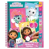   Gabby's Dollhouse Sprinkle Party puzzle sticker and coloring set