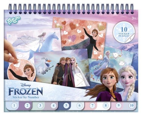 Disney Frozen Destiny puzzle sticker and coloring set