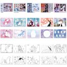 Disney Frozen Destiny puzzle sticker and coloring set