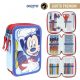 Disney Mickey  pencil case filled with 3 tiers