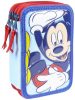 Disney Mickey filled pencil case triple layer