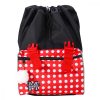 Disney Minnie schoolbag, bag with pompom, 42 cm