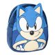 Sonic the Hedgehog plush backpack, bag 22 cm