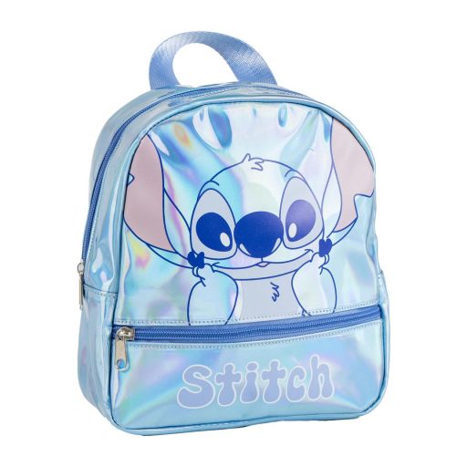Disney Lilo and Stitch Iridiscente holographic backpack, bag 23 cm
