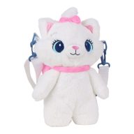 Disney Marie White plush backpack, bag 28 cm