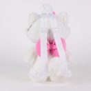 Disney Marie White plush backpack, bag 30 cm
